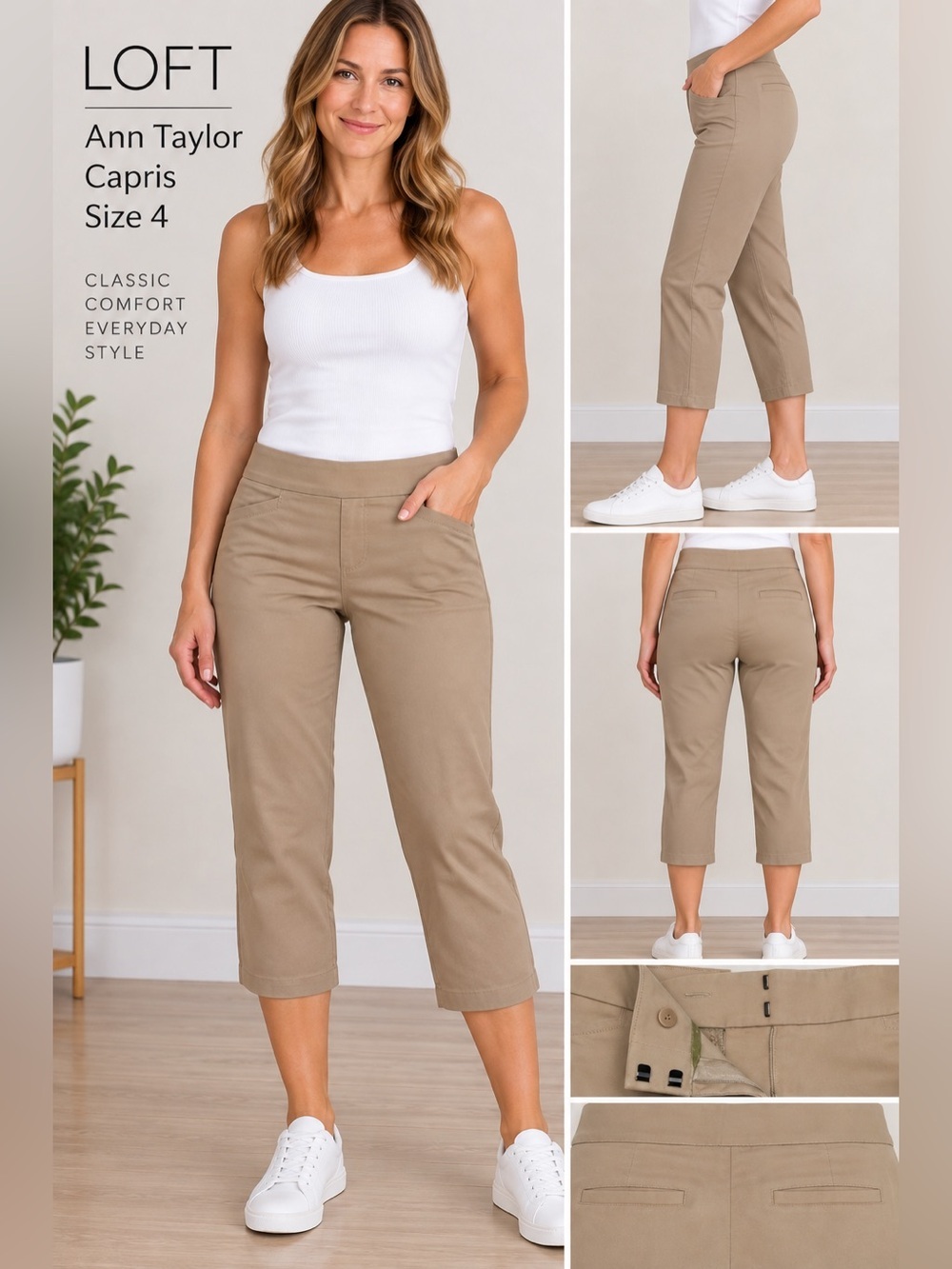 Ann Taylor Loft Capris size 4